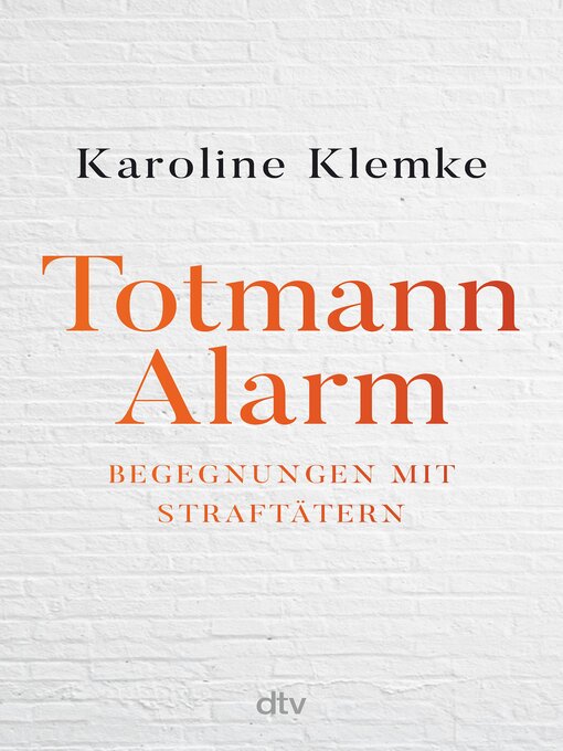 Title details for Totmannalarm by Karoline Klemke - Wait list